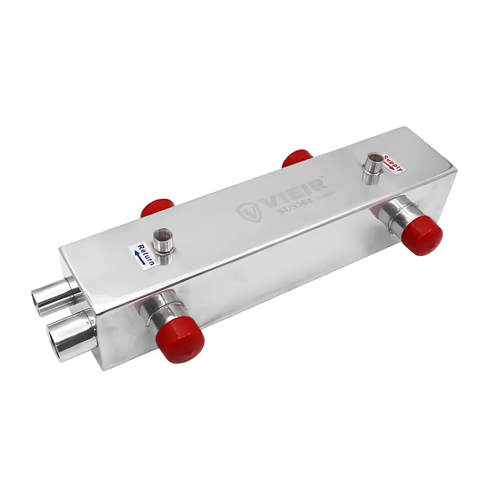 Гидравлический разделитель квадратный профиль VIEIR 1″ (VMK2540) фото2