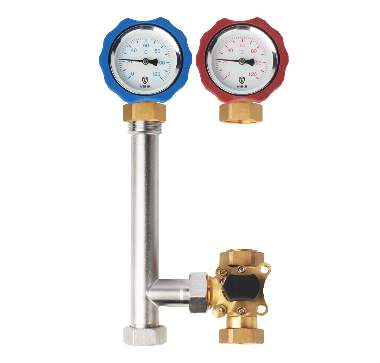 Насосная группа с трехходовым смесительным клапаном, 1"x3/4" VIEIR без насоса (VR224) фото1