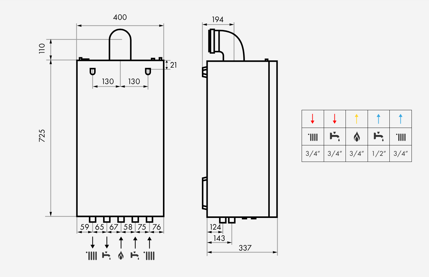 Газовый котел Haier TechLine S 1.28TW (Wi-Fi, OpenTherm) (GE0QMBE00RU) фото9