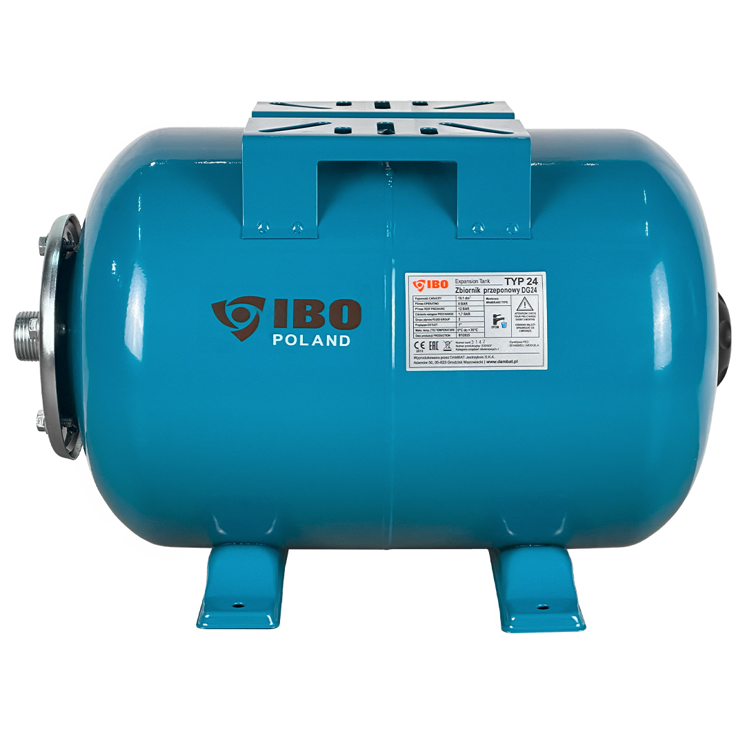 Гидроаккумулятор для воды горизонтальный IBO H 24 л фото1