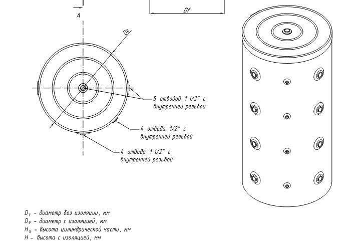 Буферная емкость S-Tank AT90 1000 л фото5
