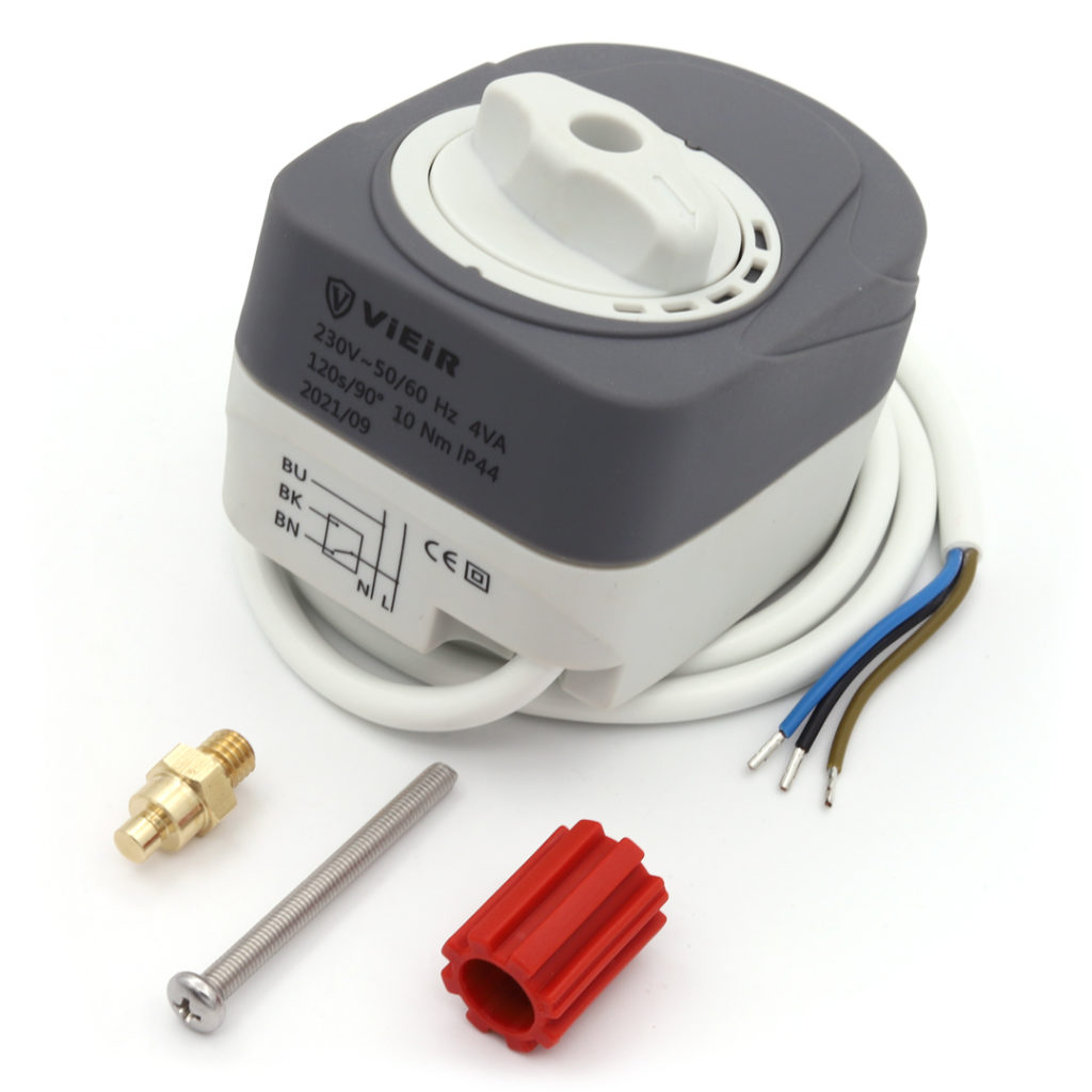 Сервопривод для трехходовых и четырехходовых клапанов VIEIR (VR1137) фото1