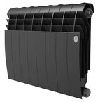 Радиатор биметаллический Royal Thermo BiLiner 350 Noir Sable - 1 секция (черный)