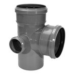 Крестовина канализационная двухплоскостная Armakan 110 х 110 х 90° х 50 мм левая (Польша)