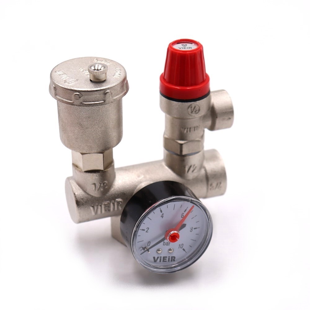 Группа безопасности котла проходная 3 bar VIEIR AQ1124 фото1