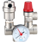 Группа безопасности котла проходная 3 bar VIEIR AQ1124