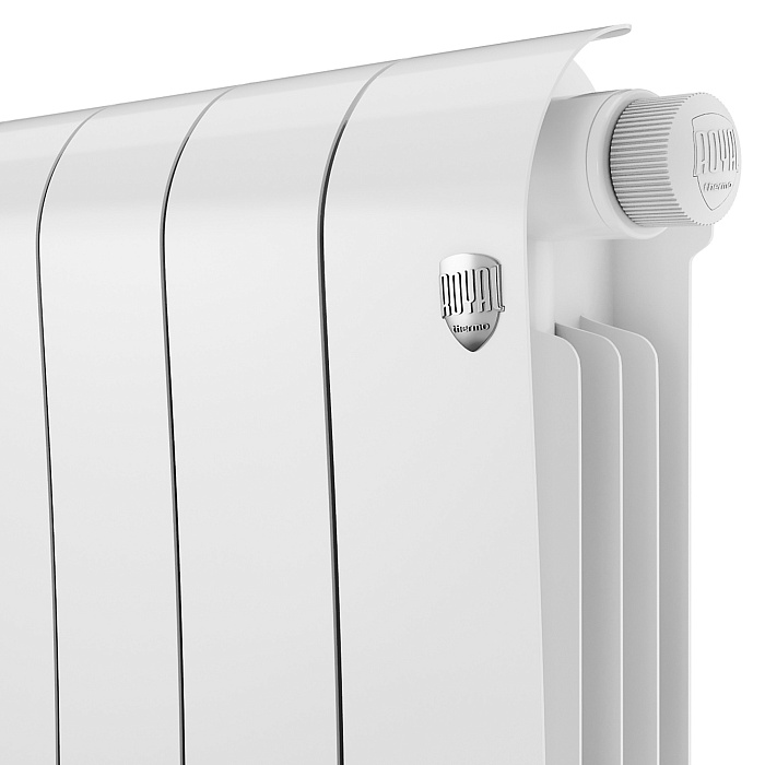 Радиатор биметаллический Royal Thermo Infinity 300 Bianco Traffico VR80, 10 секций фото3
