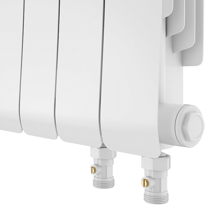 Радиатор биметаллический Royal Thermo Infinity 300 Bianco Traffico VR80, 12 секций фото4