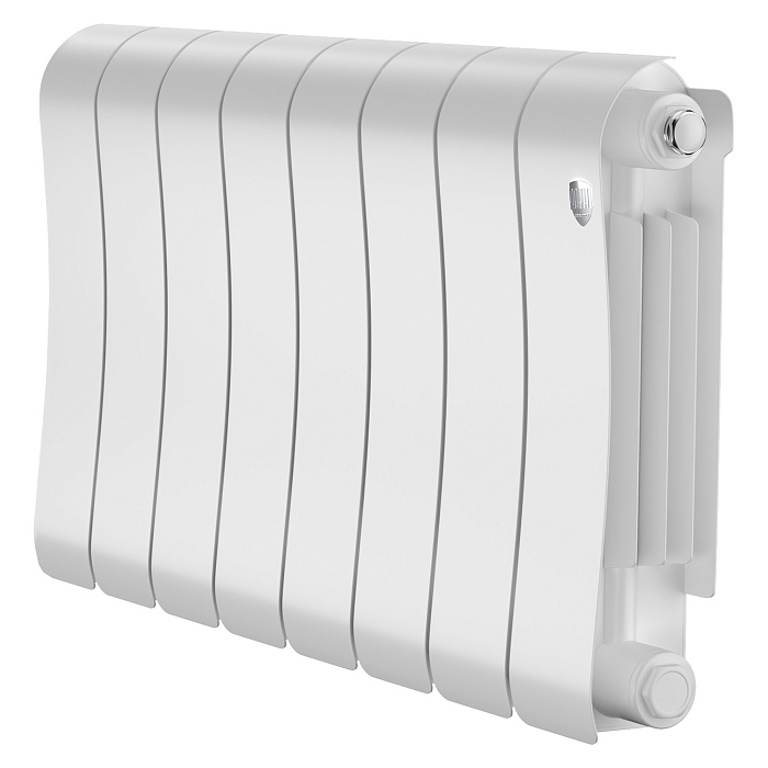 Радиатор биметаллический Royal Thermo Infinity 350 Bianco Traffico - 10 секций(белый) фото1