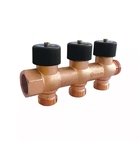 Коллектор водоразборный 3/4" х 3/4 с регулировочными вентилями Vieir VR507 - 3 выхода