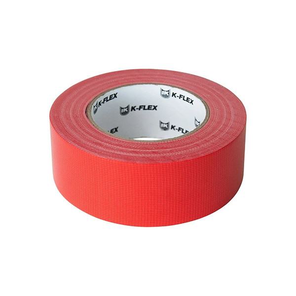 Лента армированная самоклеящаяся K-FLEX 048-050 DUCT 1604H красная фото1