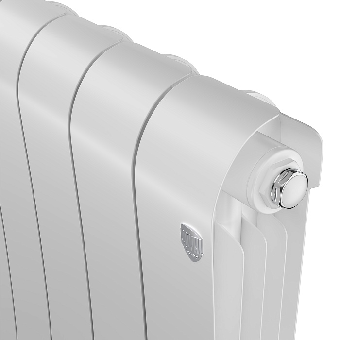 Радиатор биметаллический Royal Thermo Infinity 500 Bianco Traffico - 12 секций(белый) фото2