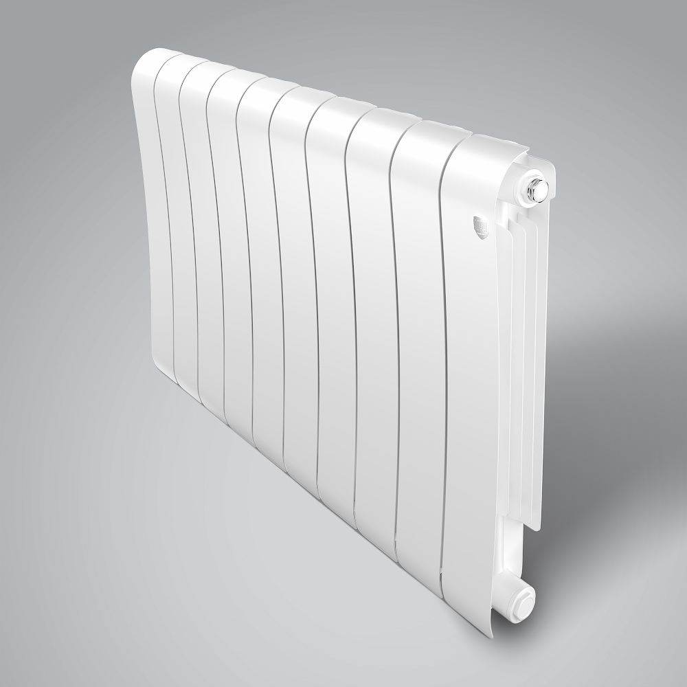 Радиатор биметаллический Royal Thermo Infinity 500 Bianco Traffico - 4 секции(белый) фото1