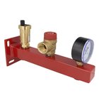 Группа безопасности котла BSS , с предохранительным клапаном MS 3 бар, с подключением расширительного бака Afriso арт. 90 610 00