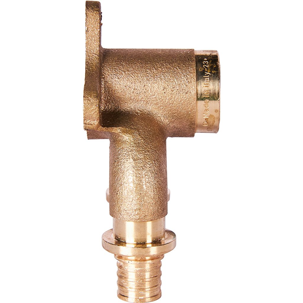 Проточный настенный угольник бронзовый STOUT 16x1/2" для труб из сшитого полиэтилена (SFA-0040-001612) (водоразетка) фото3