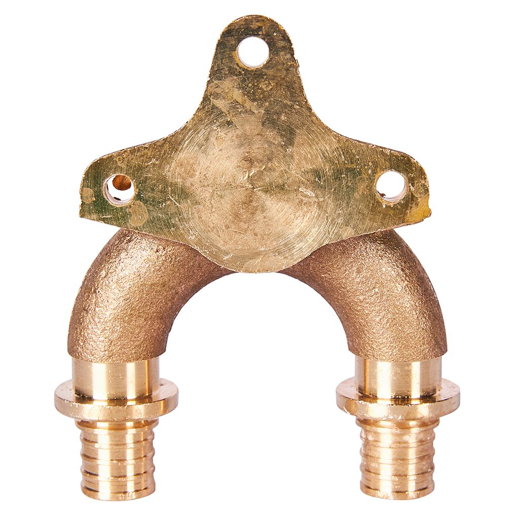 Проточный настенный угольник бронзовый STOUT 16x1/2" для труб из сшитого полиэтилена (SFA-0040-001612) (водоразетка) фото4