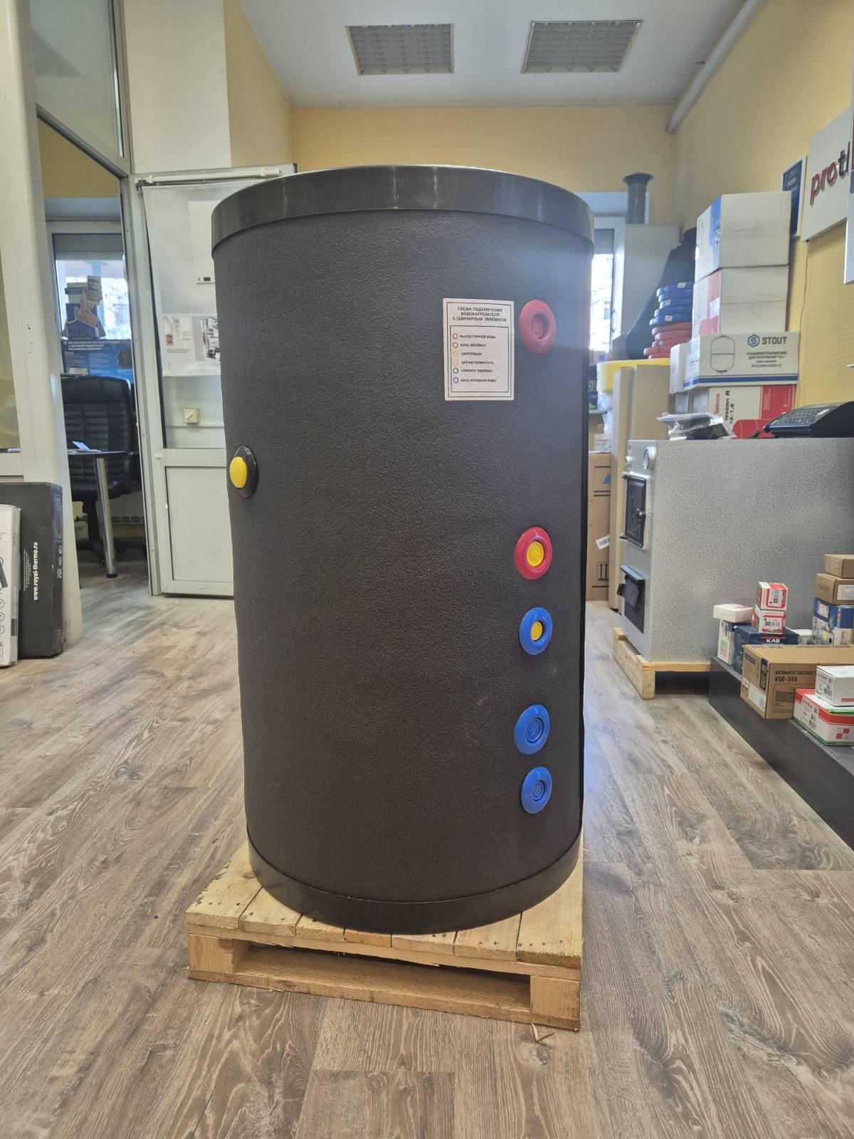 Бойлер косвенного нагрева Vessen WBT 160 литров фото2