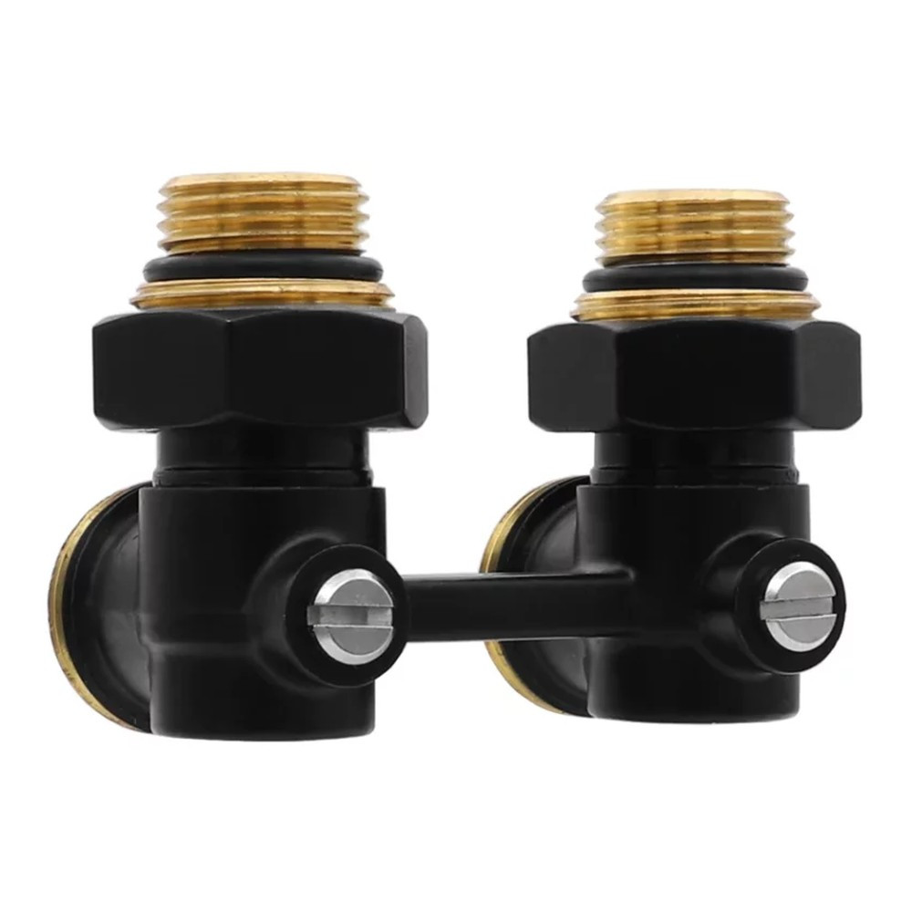 Узел угловой для радиаторов нижнего подключения “Мультифлекс” угловой, черный VR309-C бинокль фото1