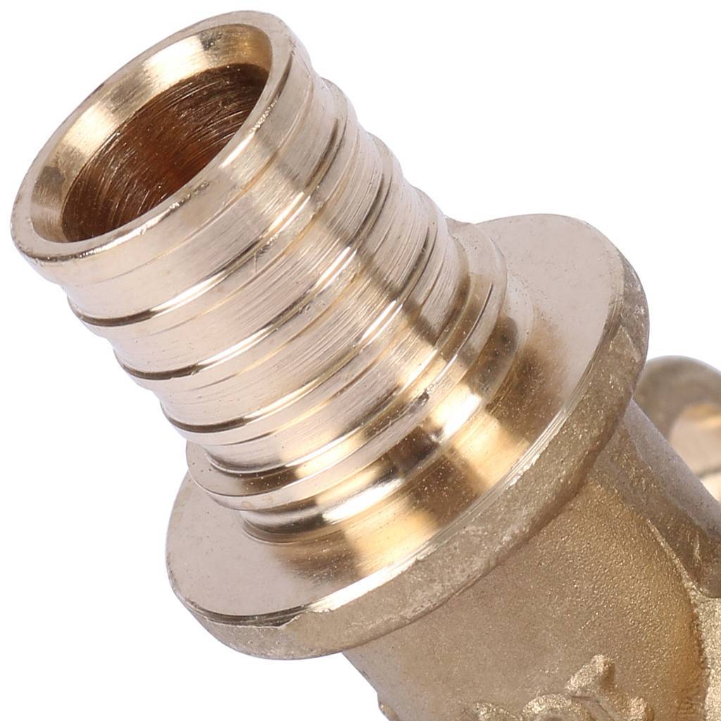 Угольник настенный с креплением STOUT 16x1/2" для труб из сшитого полиэтилена аксиальный длинным нарезным патрубком, SFA-0032-001612 фото7