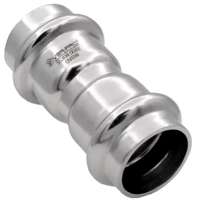 Муфта из нержавеющей стали 22×22 VIEIR VER-PRO VPS2222 фото1