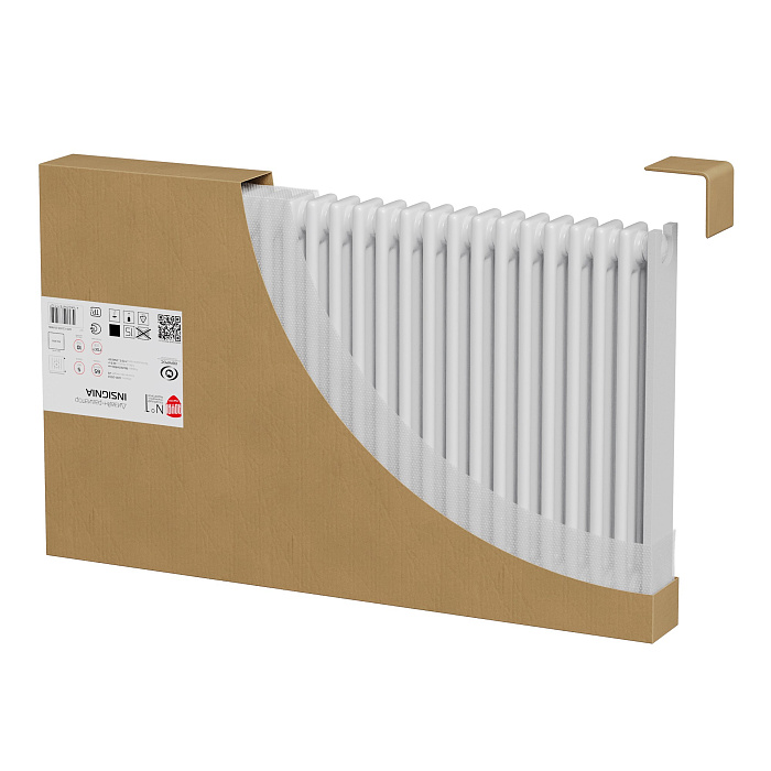 Дизайн-радиатор Royal Thermo Insignia VC2180 - 4 секц. RAL9016 (белый) фото4