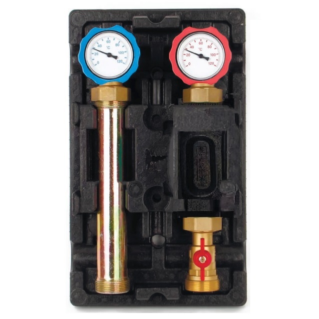 Насосная группа с прямым контуром 1" TECline без насоса арт.T1X фото3