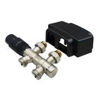 Универсальный комплект для нижнего подключения, черный G1/2" VIEIR VR345-C