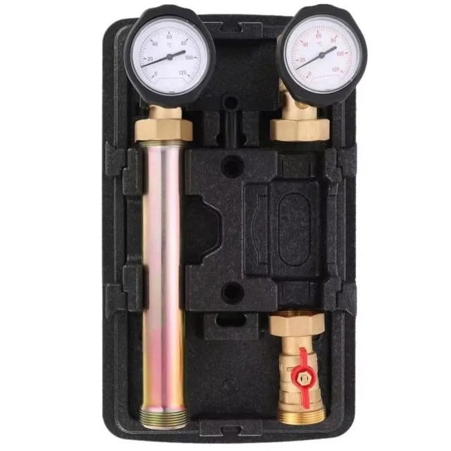 Насосная группа прямая из нержавеющей стали 1" VIEIR VER-PRO без насоса (VP226A) фото1