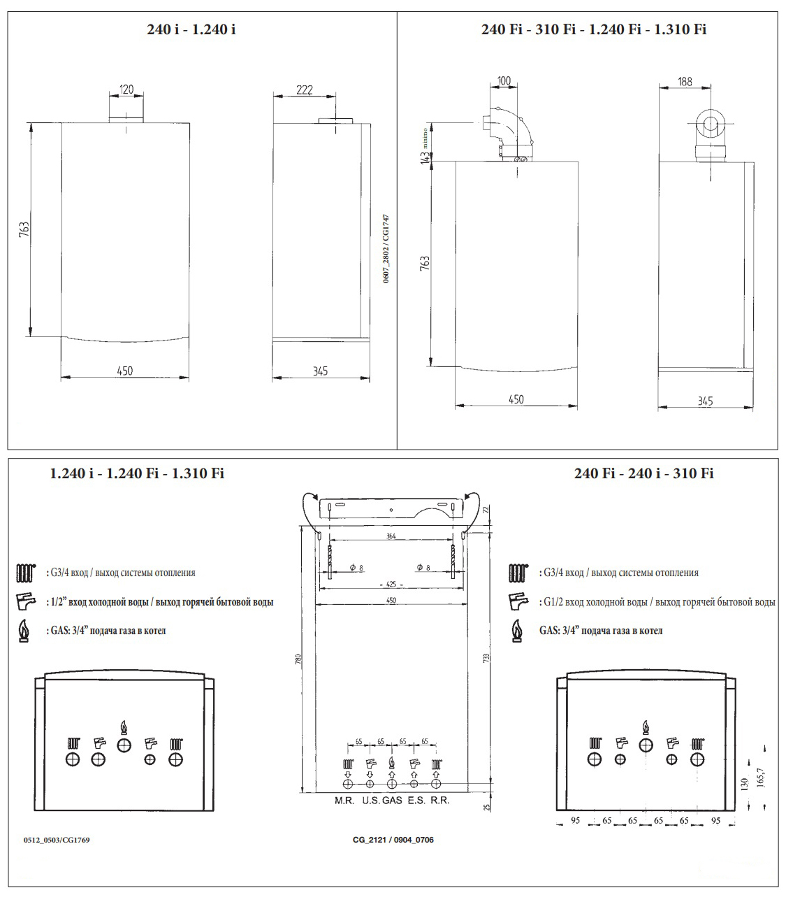 Котел настенный одноконтурный атмосферный Baxi LUNA-3 Comfort 1.240 i фото5
