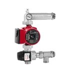 Насосно-смесительный узел для теплого пола 1″ 20-50 °С KVS 4.5 VIEIR без насоса (VR200A) 130/180 мм