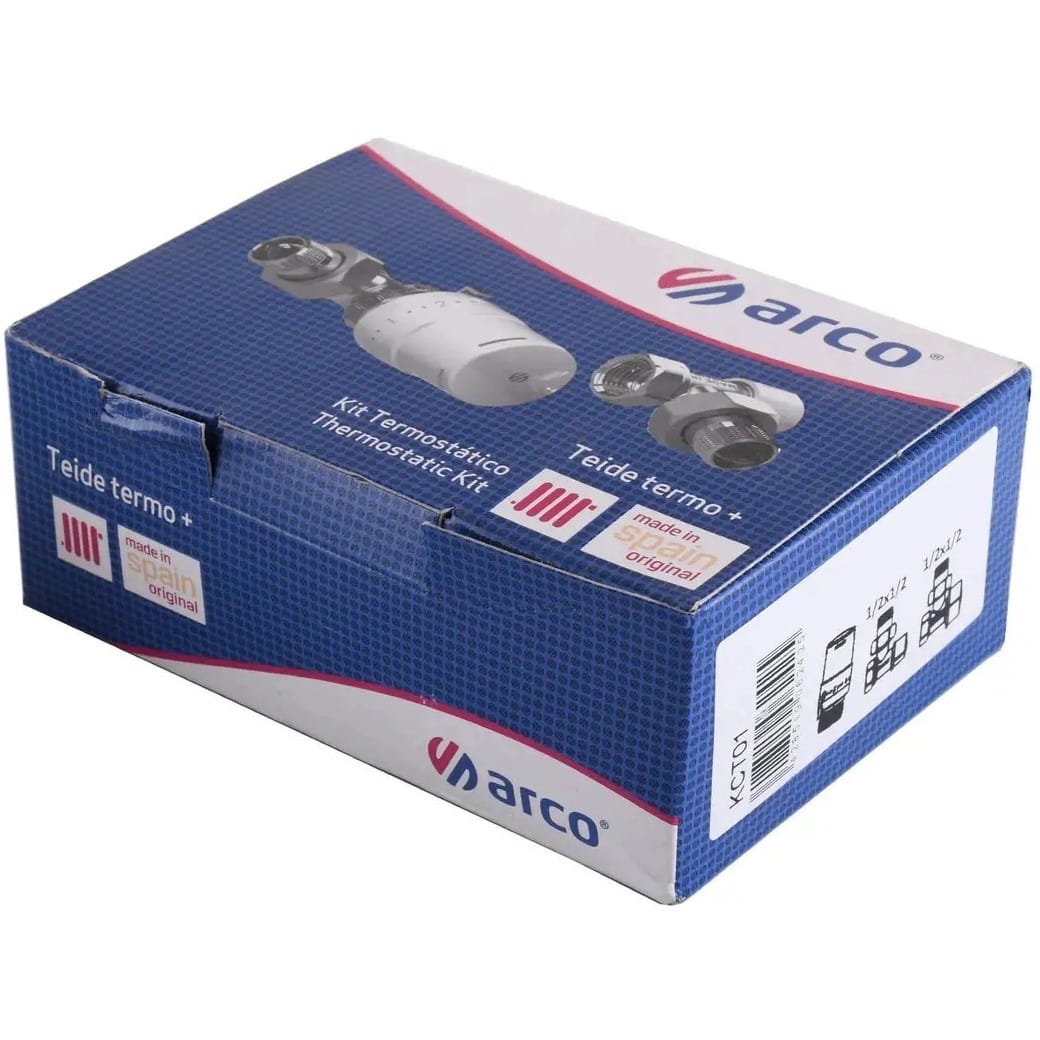 Термокомплект радиаторный угловой 1/2" Arco, KCT01 фото2