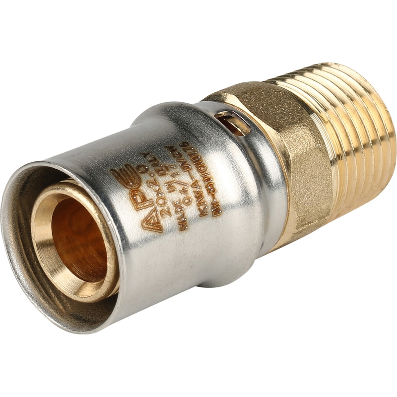 Ниппель APE нар.1/2"х20 (2.0) пресс фото3