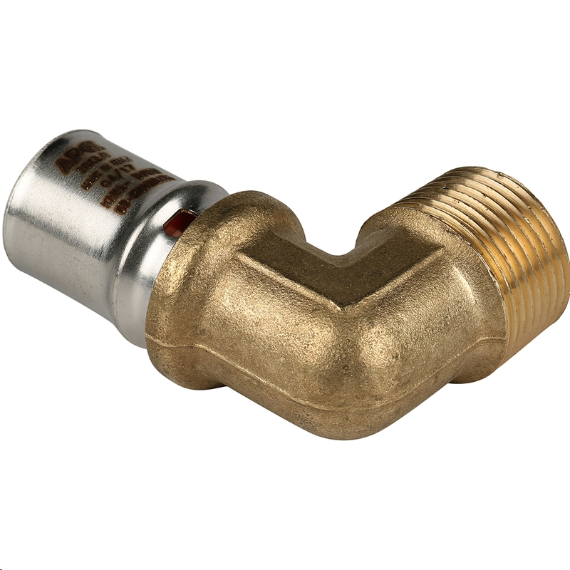 Колено APE нар. 1/2"х20 (2.0) пресс фото2