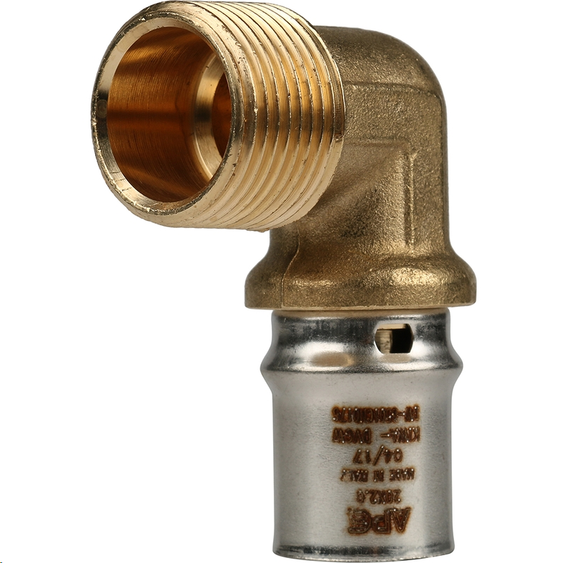 Колено APE нар. 1/2"х20 (2.0) пресс фото3