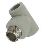 Тройник ПП 20 х 1/2" х 20 НР Aquapipe