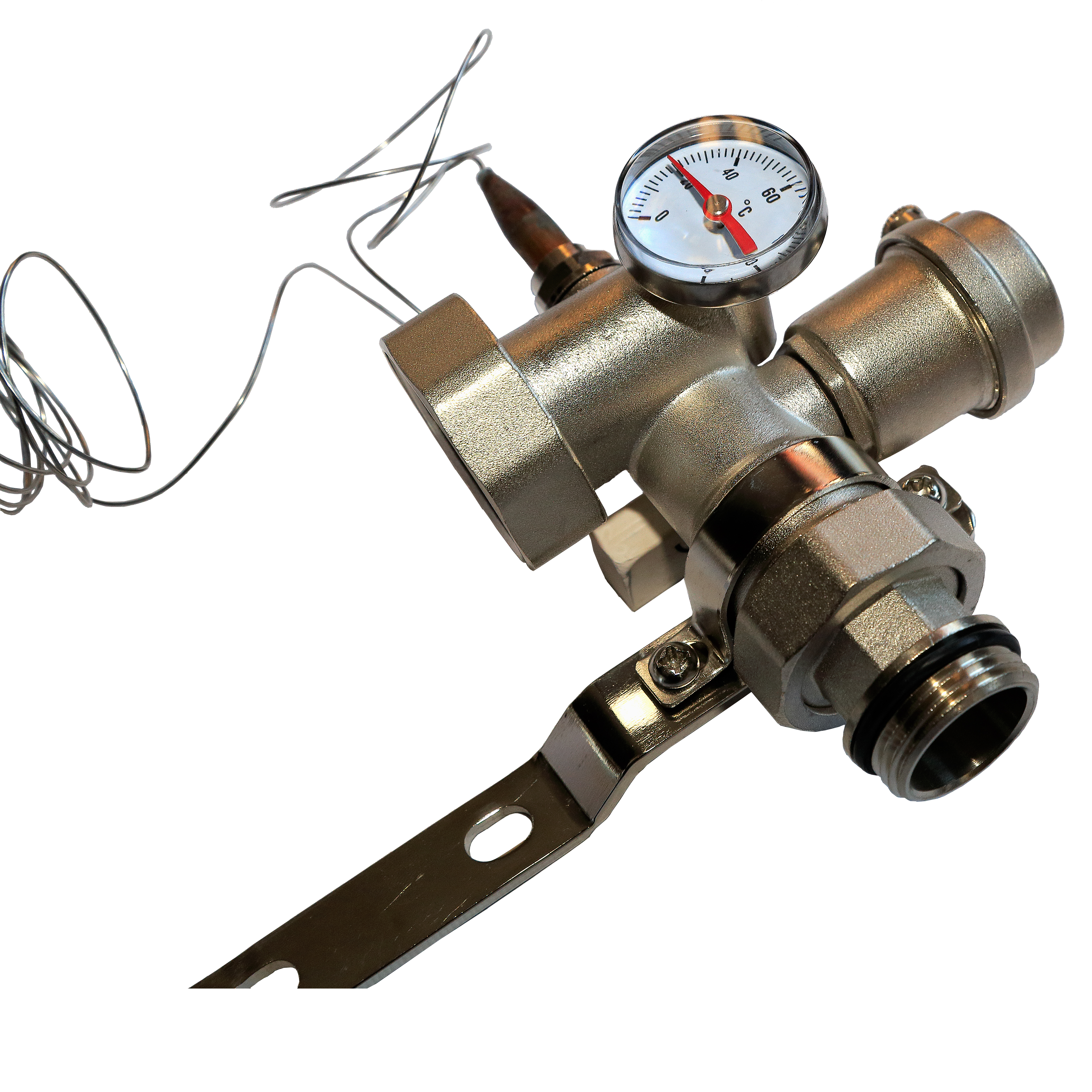 Насосно-смесительный узел для теплого пола Gappo G1491 1" 20-65°гр. с насосом JEMIX ЦН 25/6-130 фото2