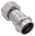 Соединитель с накидной гайкой из нержавеющей стали 22x1/2" VER-PRO VIEIR VPSC223