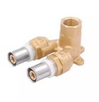 Пресс водорозетка Vieir проходная латунная 16x1/2x16 Артикул: VRK16316F