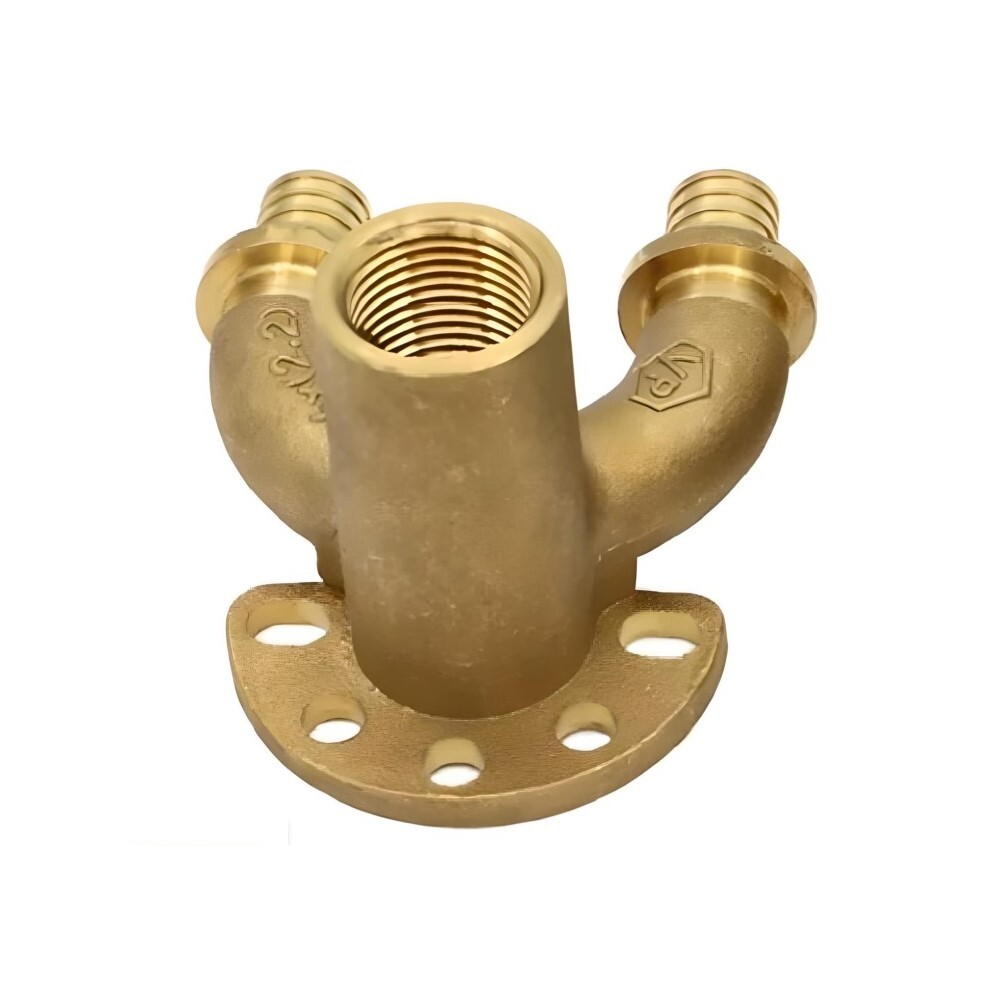 Водорозетка проходная латунная VIEIR 16X2,2-Rp1/2" VER-PRO (VRP1620L) аксиальная фото1