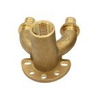 Водорозетка проходная латунная VIEIR 16X2,2-Rp1/2" VER-PRO (VRP1620L) аксиальная