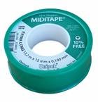 Тефлоновая фум-лента MIDITAPE 13,2 м х 12 мм х 0,1 мм, Unipak