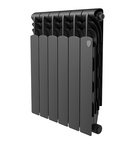 Биметаллический радиатор Royal Thermo Revolution Bimetall 500 2.0/Noir Sable, 4 секции