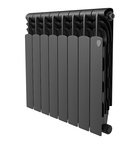 Биметаллический радиатор Royal Thermo Revolution Bimetall 500 2.0/Noir Sable, 8 секций