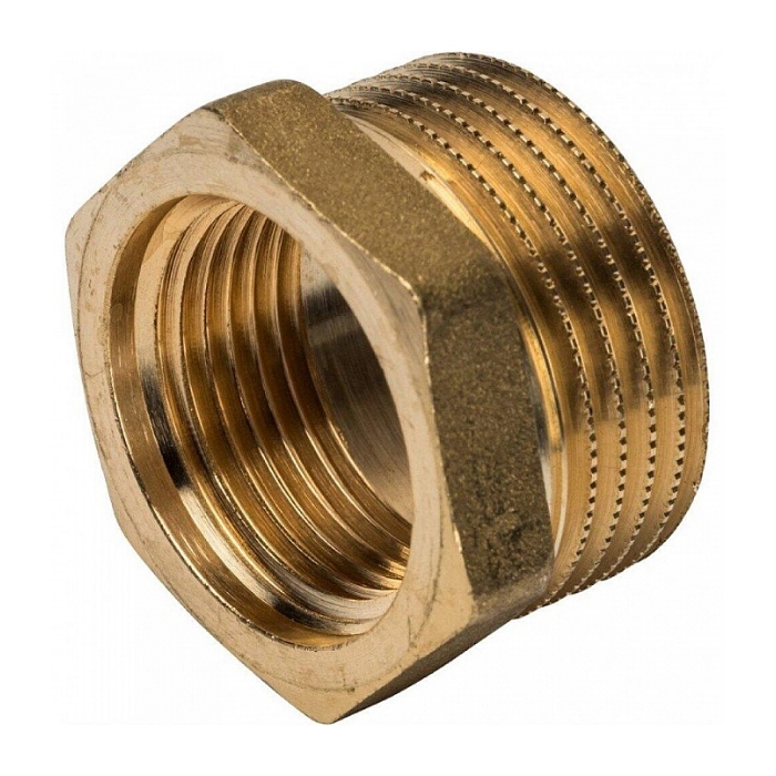 Футорка латунная НР 1" х 1/2" ВР General Fittings арт. 260044H100400H фото2