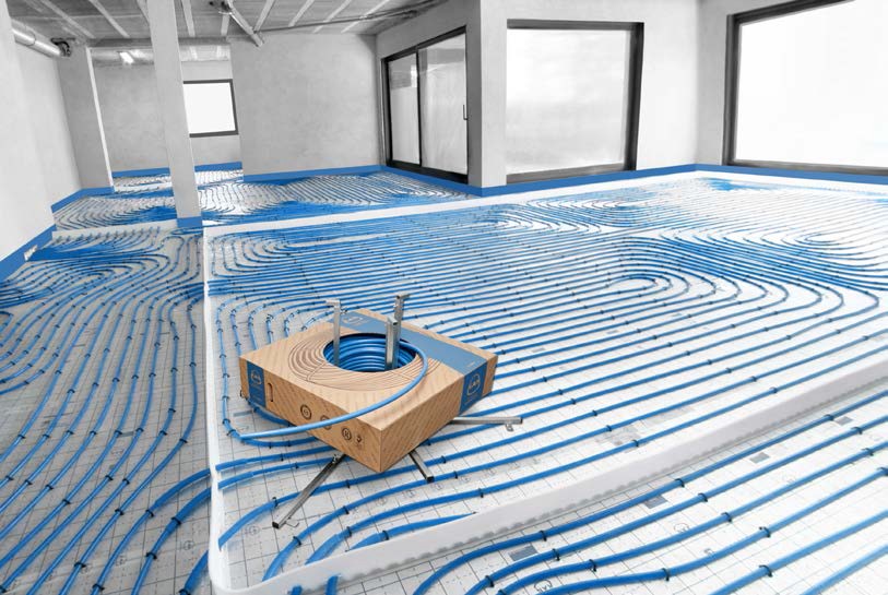 Труба для теплого пола PE-RТ Blue Floor 16 х 2.0 KAN-therm EVOH 5-ти слойная, бухта 200 м., Tmax 70° (Польша) фото5