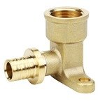 Угол настенный (водорозетка) 16 мм х 1/2" ВР с креплением Varmega Slide-fit арт. VM516001604