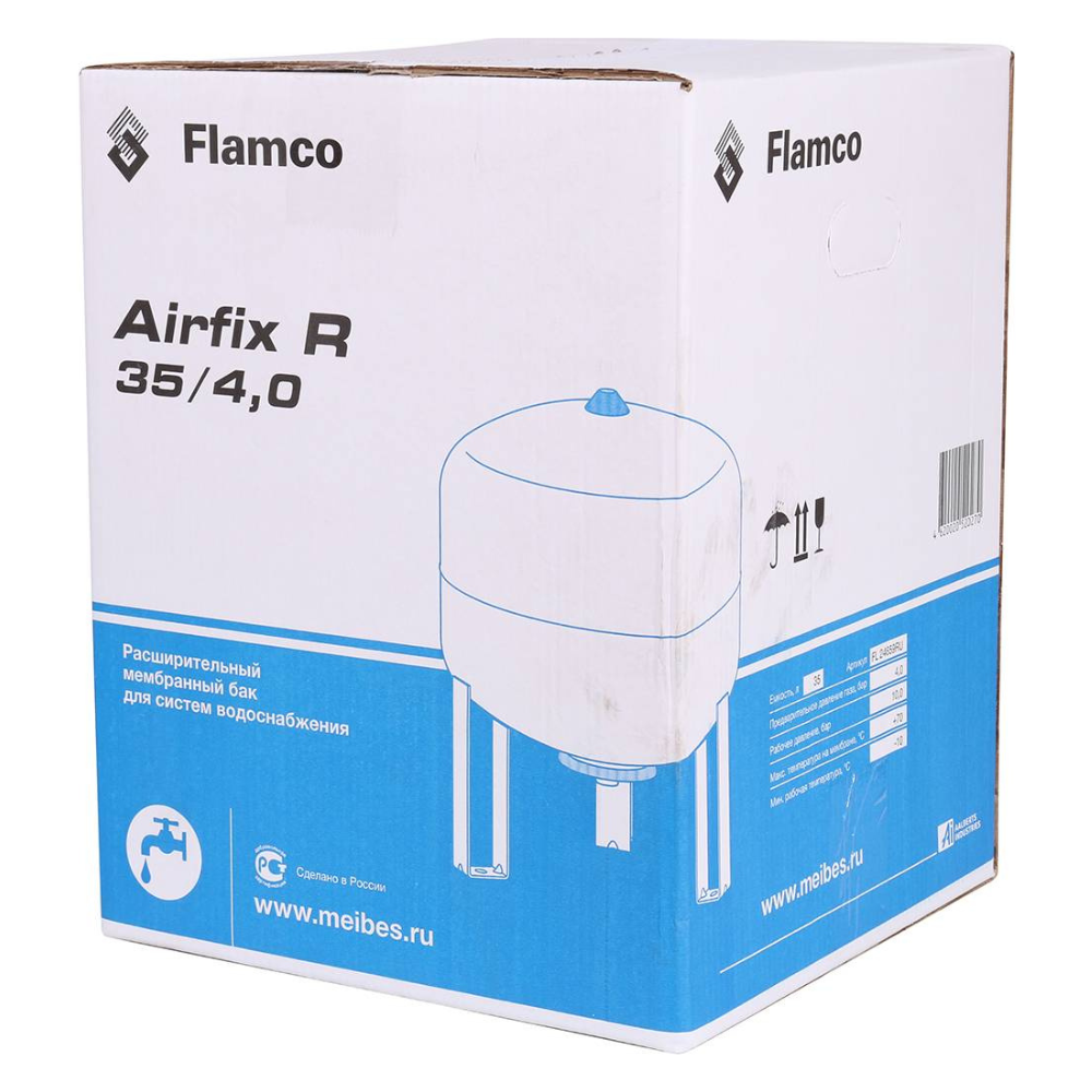 Расширительный бак Flamco Airfix R 35 (G 3/4″M), 10/4,0 бар фото7