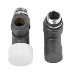 Комплект терморегулирующий осевой черный 1/2"- Ø15мм VIEIR VR500-G