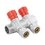 Коллектор регулирующий с вентилями и цангами VIEIR 3/4″x16 VR502 (ЕК) 2 выхода фото3