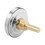 Термометр биметаллический d 63мм, с погружной гильзой 1/2″ / 0-120℃ VIEIR (YL18) фото2